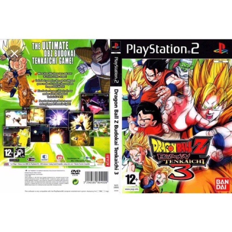 Playstation 2 dragon ball deals z budokai tenkaichi 3