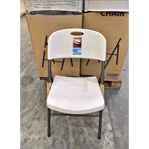 Lifetime Folding Chair White Shopee Malaysia   013f0ab02a32724b874e4e4c0a3eeff2