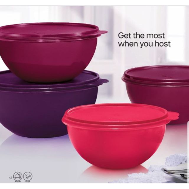 Tupperware Round Wondelier Bowl (Variant sizes) | Shopee Malaysia