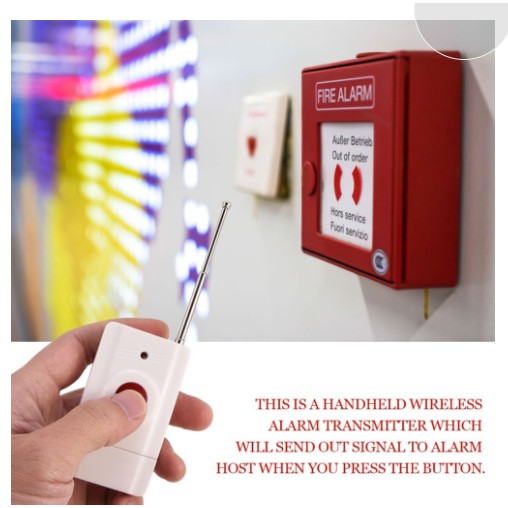 Wireless panic best sale button alarm system