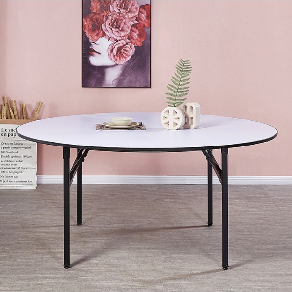 Multiple Size Big Folding Round Table Canteen Restaurant Banquet ...