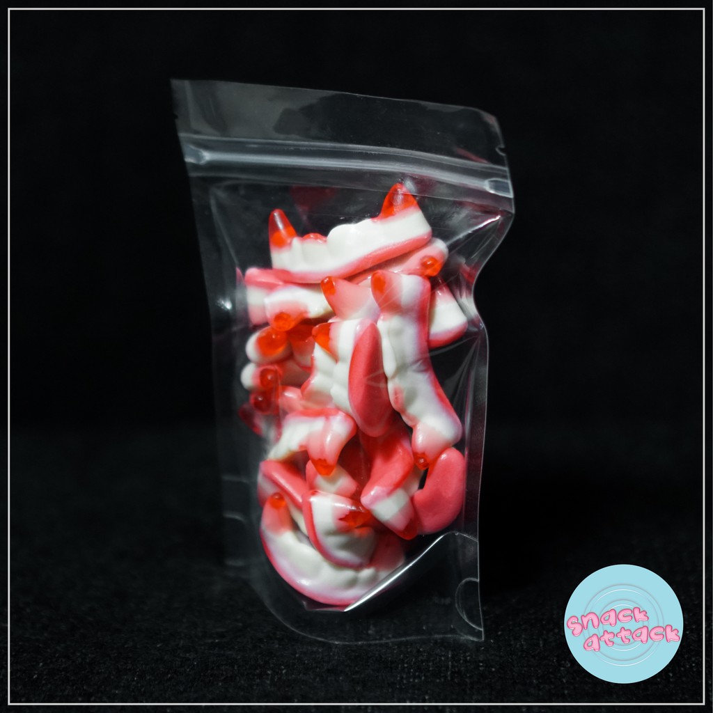 Bebeto Vampire Teeth Gummy Candy - 100g [REPACK] [Resealable Zip Lock ...