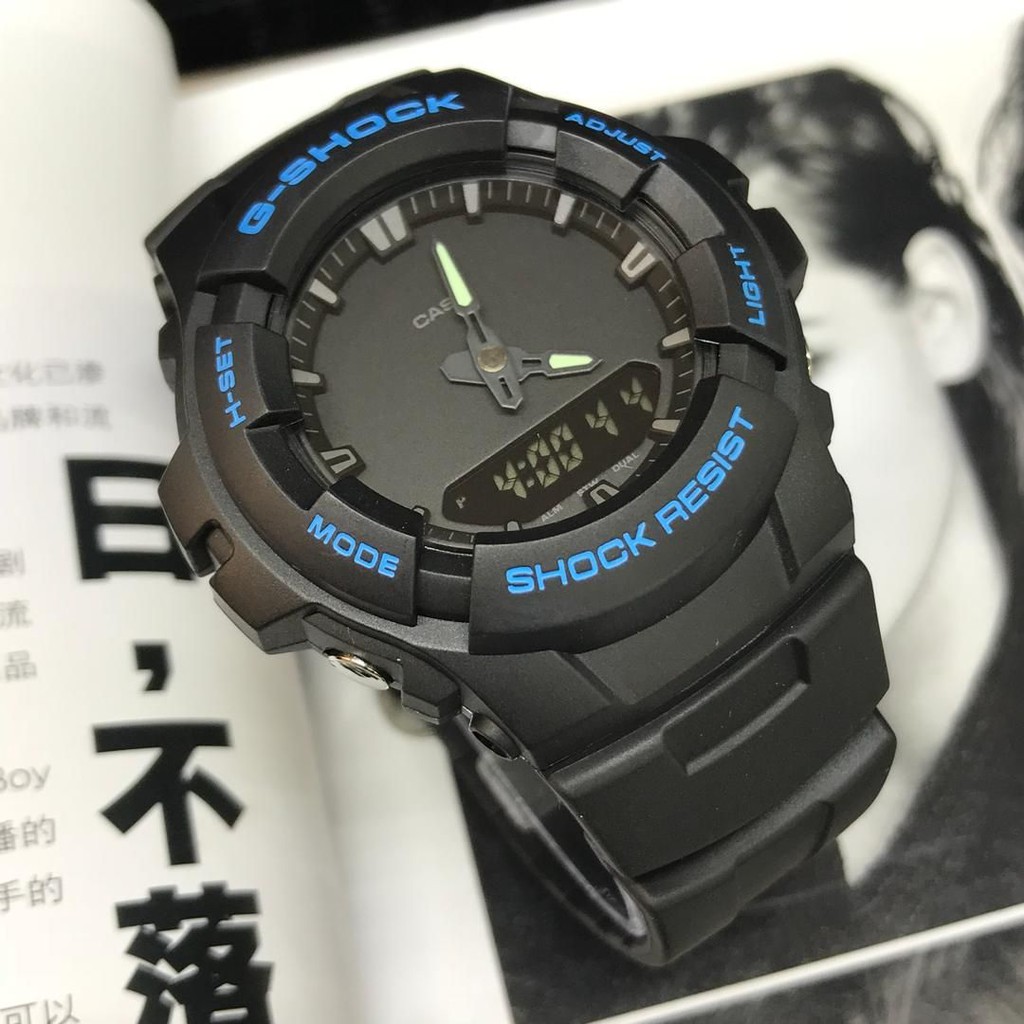 G shock g100 on sale black