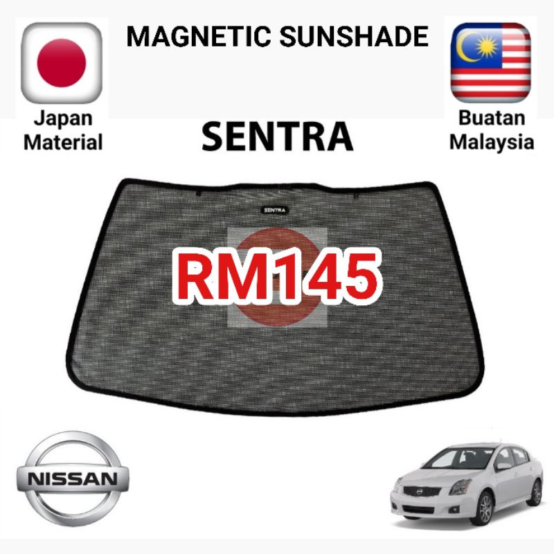 Nissan Sentra 20072012 Rear Windscreen Premium Sunshade (1 pc