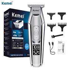 👍READY STOCK👍Kemei KM-5027 Barber Professional Hair Trimmer Beard Hair ...