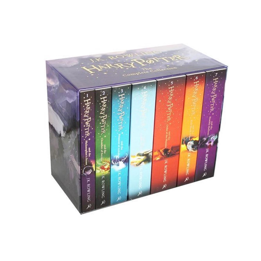 Harry Potter Complete Collection 7 Books By J.K. Rowling ISBN 9781408856772 Shopee Malaysia