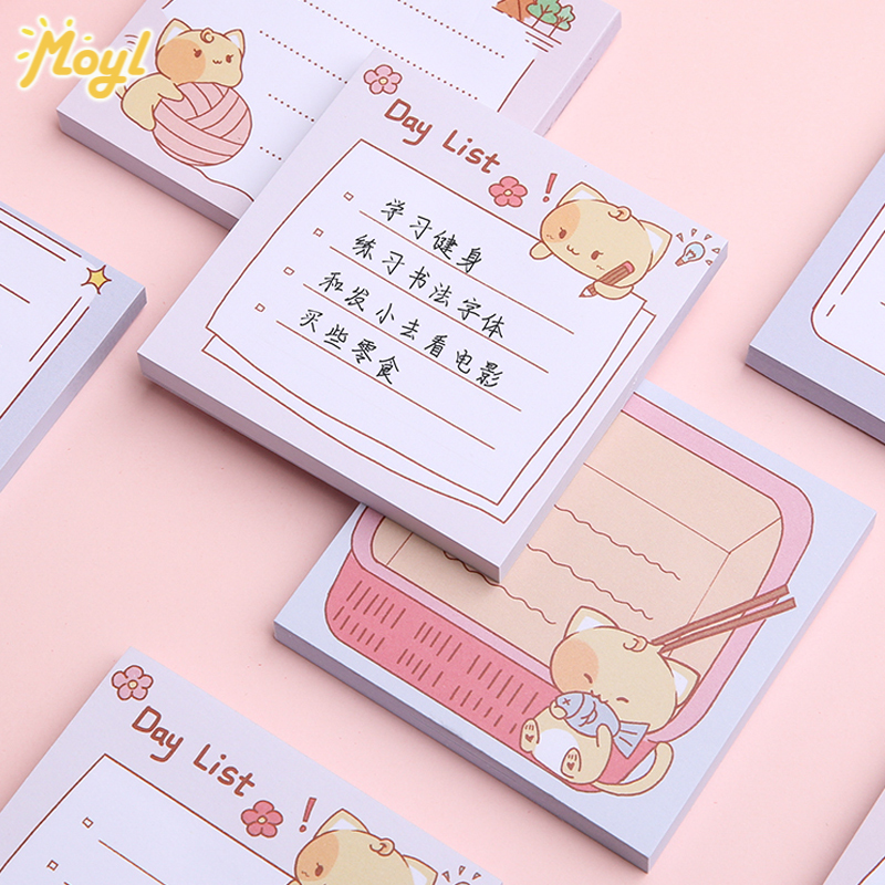 [Ready Stock] Korean Creative Cute Sticky Note Girl Notepad Notes ...