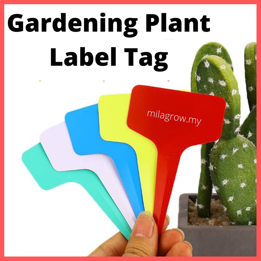 (10PCS)Gardening plant label tag Label Pokok Plant tag label Nursery