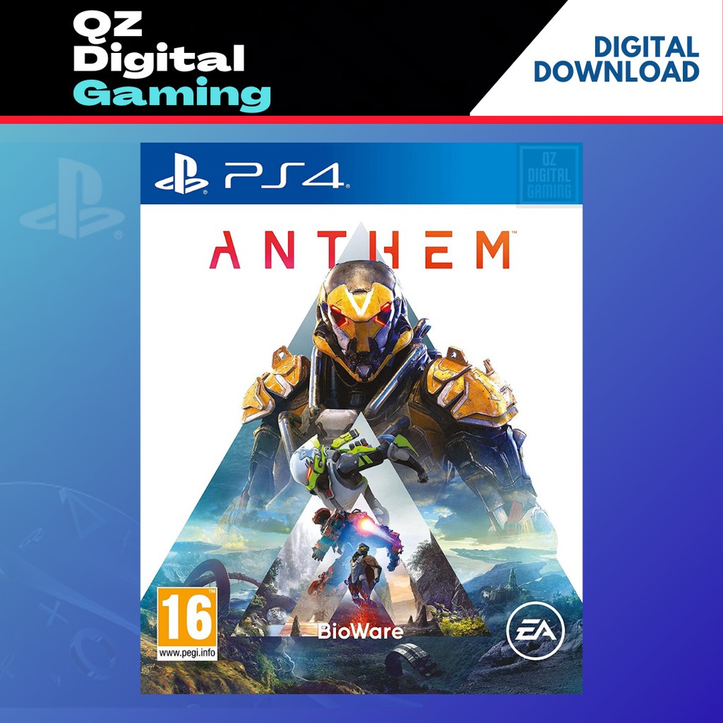 Anthem ps4 best sale digital code