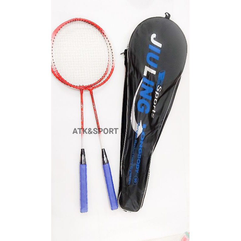 Badminton RACKET CONTAINS 2 + BAG + GRIP | Shopee Malaysia