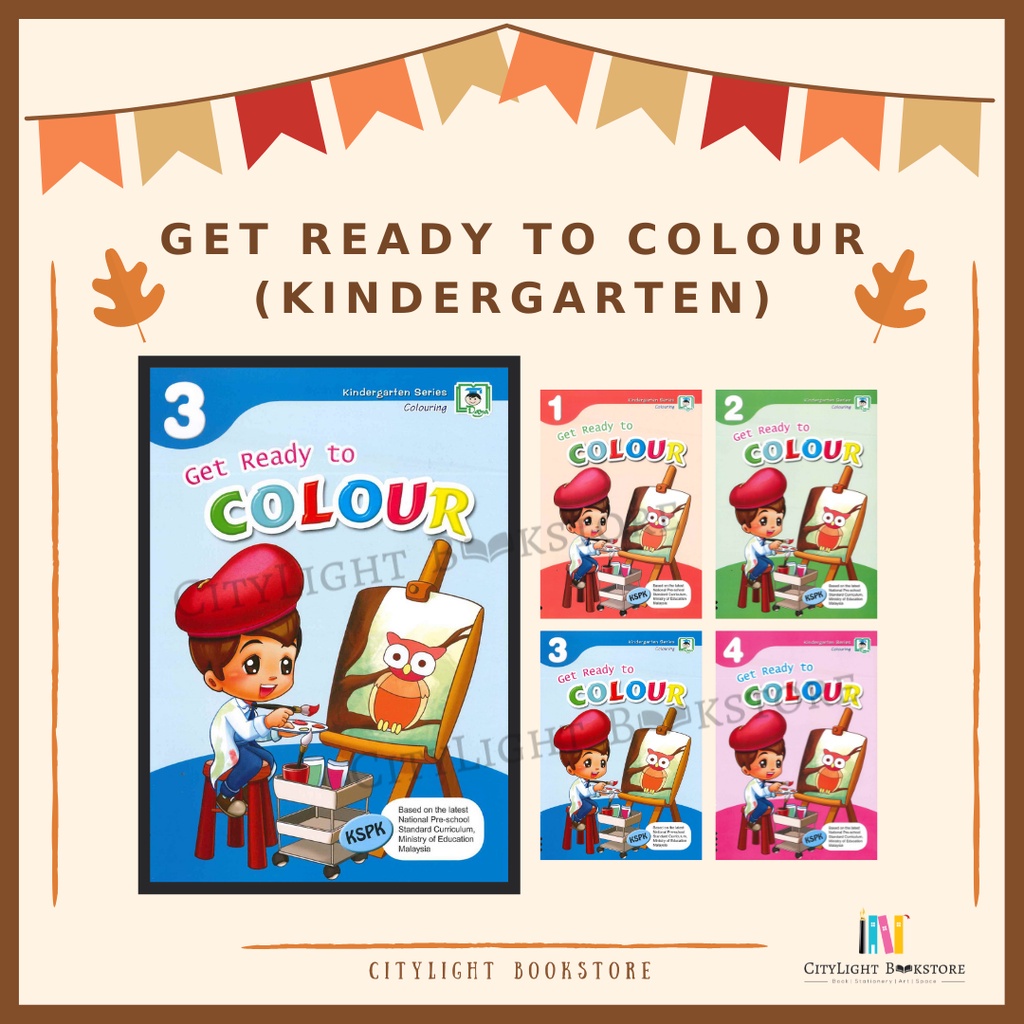 [CITYLIGHT] Colouring Book: Kindergarten Series - Get Ready to Colour ...