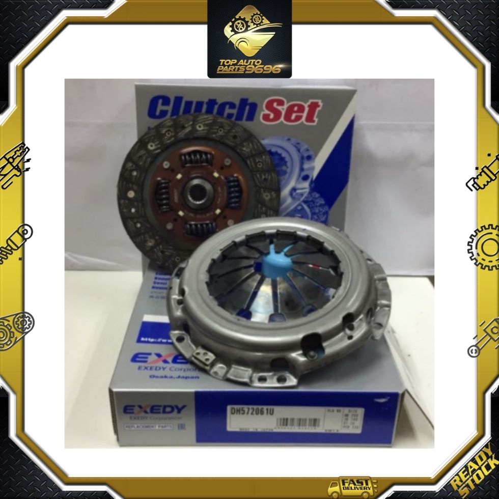 Exedy Daikin Clutch Kit Set DH572061 for Perodua Myvi Lagi Best 1.5 Alza 1.5 Toyota Avanza 1.5