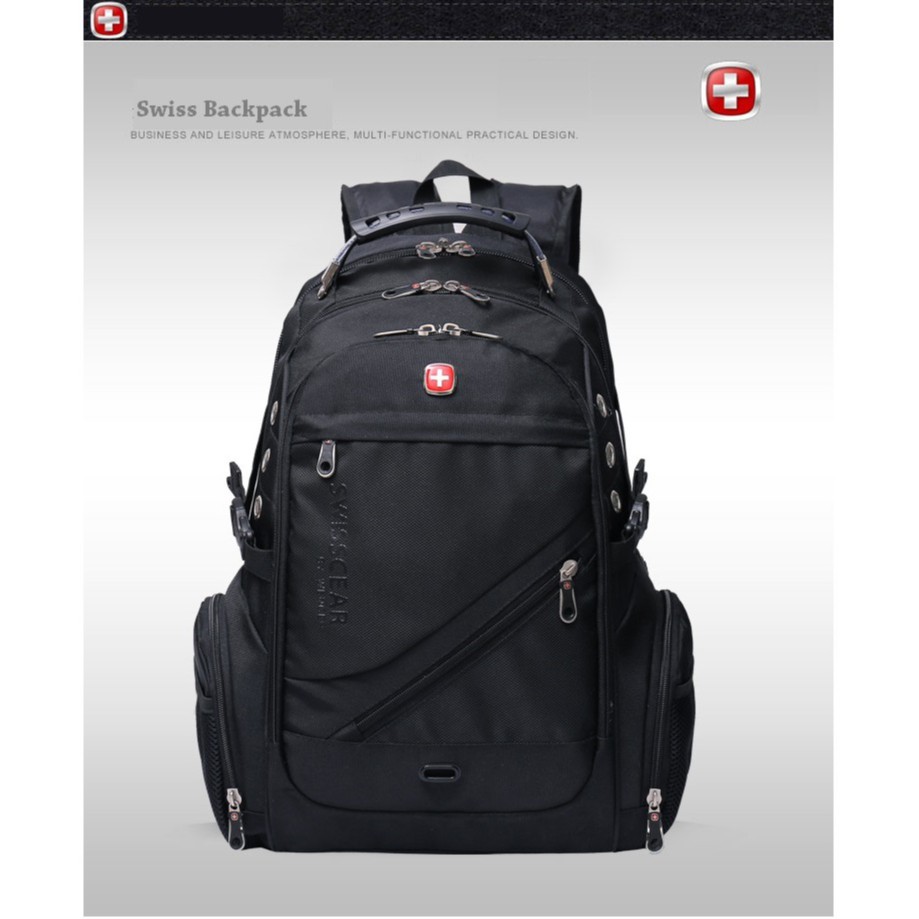Swiss Gear Laptop Backpack Waterproof Canvas Large (15.6'' , 17
