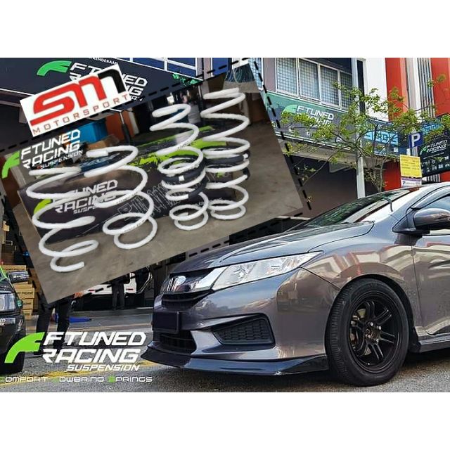 Honda City GM6 Jazz GK CRZ FTuned Racing CLS Sport Lowered Spring F ...