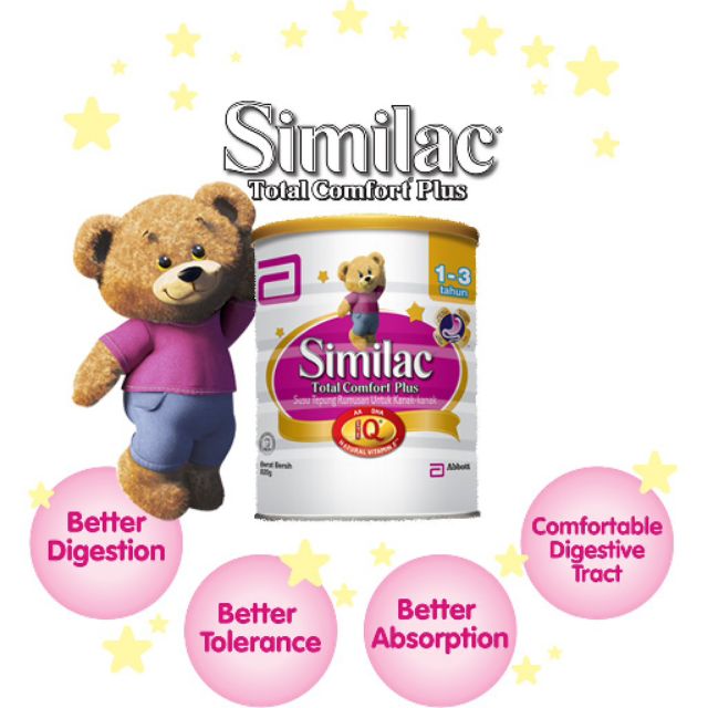Similac Total Comfort Plus 1 3 Years 820g Shopee Malaysia