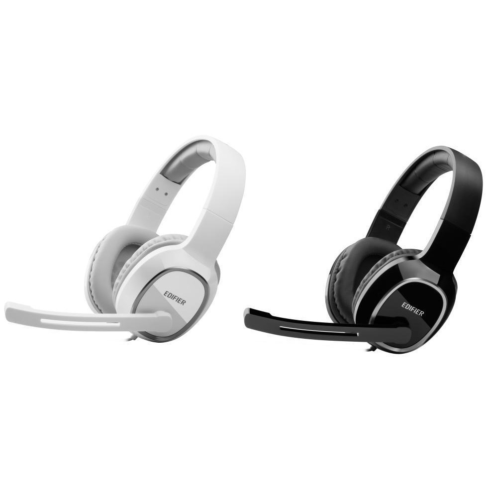 EDIFIER K815 Stereo Audio Gaming Headset Headphones w/ Microphone BLACK ...