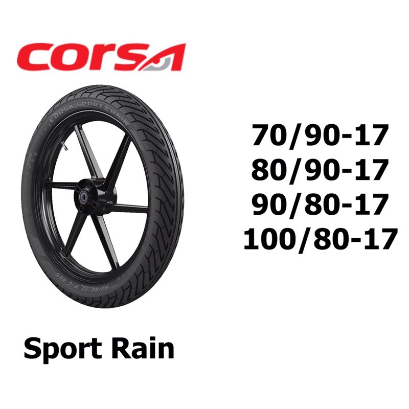 100 ORIGINAL CORSA SPORT RAIN TYRE TAYAR TIRE TUBELESS CORSA HUJAN