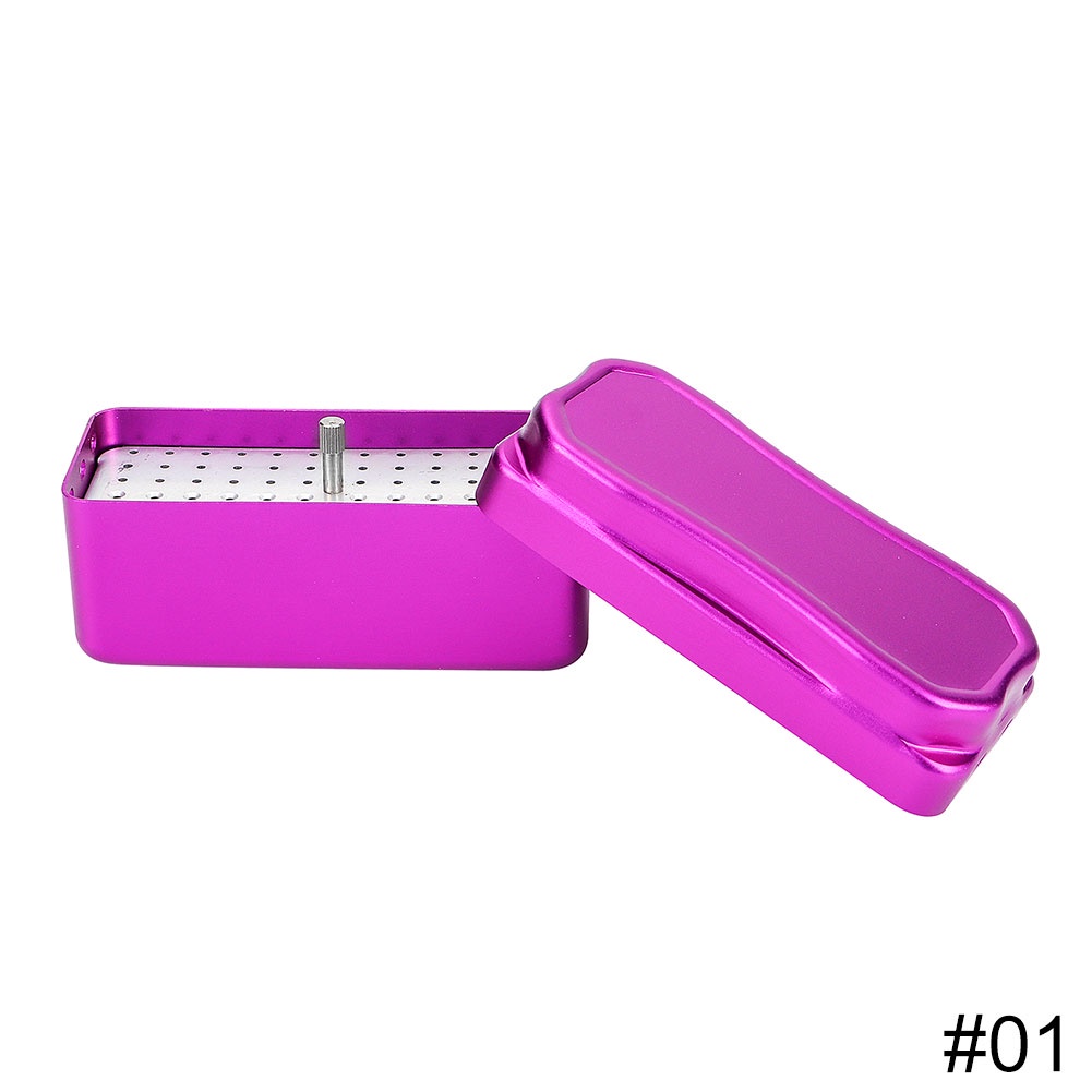 toplevell 72 Holes Dentistry Blocks Aluminium Autoclave Sterilizer Case