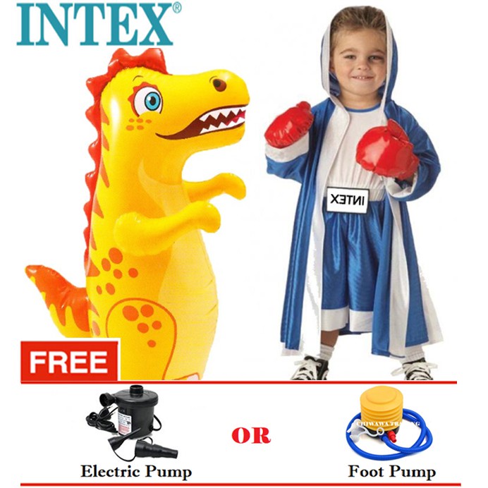 PROMOTION 44669 INTEX Inflatable Tumbler 3D Roly-poly Animals Bouncer ...