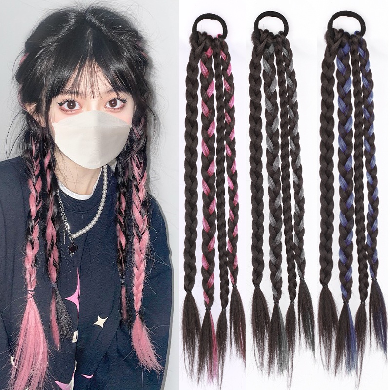 New Concubine Synthetic Ponytail Rubber Band Hair Horse Tail Extensions ...