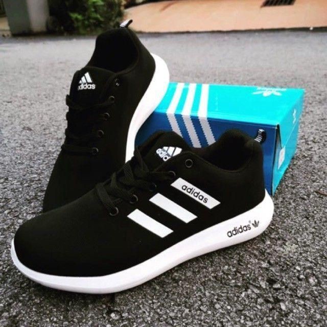 Adidas cloudfoam outlet hitam