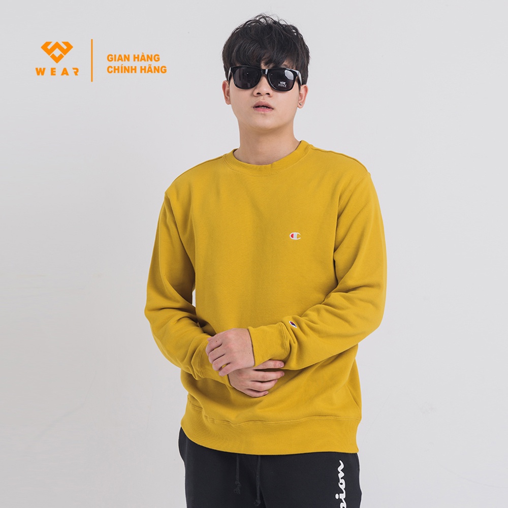 Mustard yellow champion sweatshirt clearance