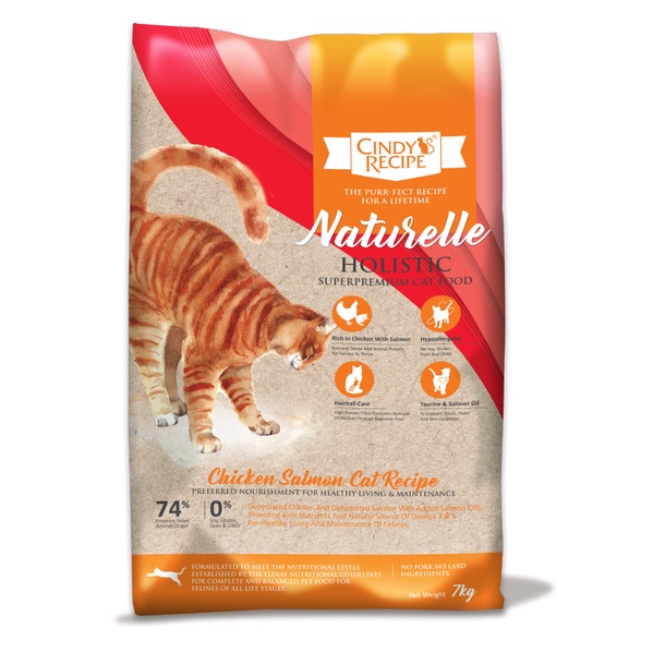 Cindy's Recipe Naturelle Holistic Super Premium Cat Dry Food For