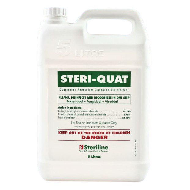 Steriline Steri Quat Quaternary Ammonium Compound Disinfectant 5 Liters Shopee Malaysia 2129