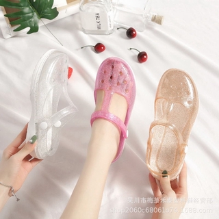 Women s shoes Korean fashion croc sandals ripped shoes women s