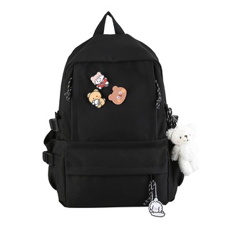 Ready Stock School Bag Korean-Style Japanese Middle School Student  Schoolbag Female High SchoolinsShoulder Bag Bag Student Backpack