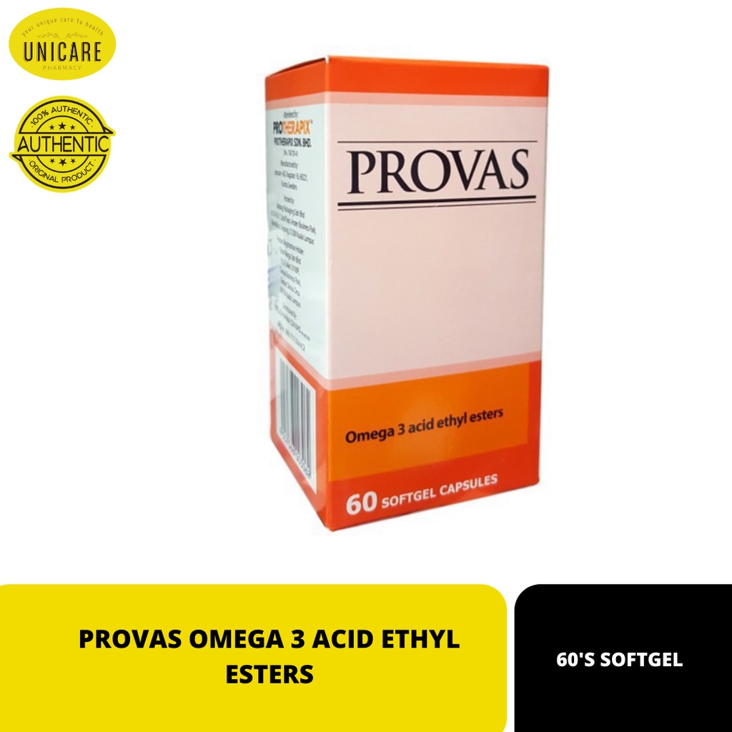 PROVAS OMEGA 3 ACID ETHYL ESTERS 60 SOFTGELS Shopee Malaysia