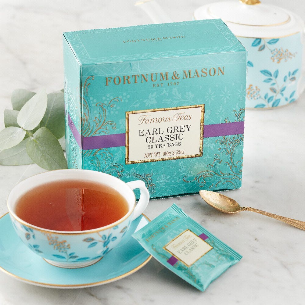 Fortnum & Mason Earl Grey 50 tea bags, 100g | Shopee Malaysia