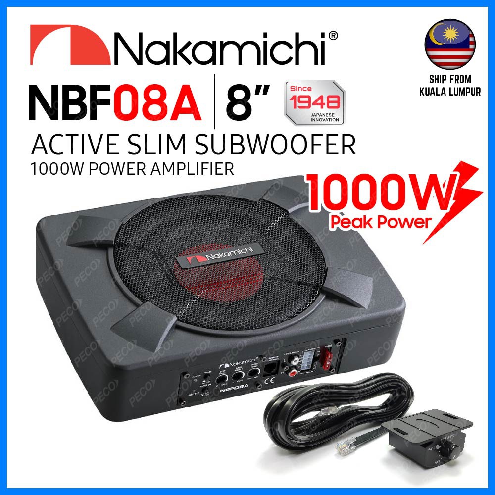 Subwoofer nakamichi hot sale slim