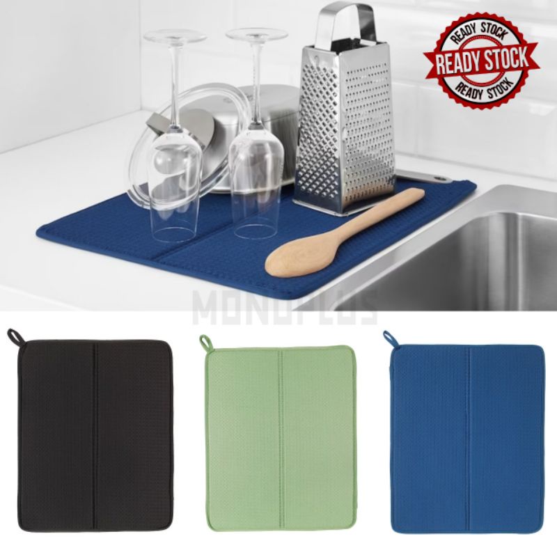 Ikea Nyskoljd Dish drying mat 44x36 cm Span Alas Kering Pinggan