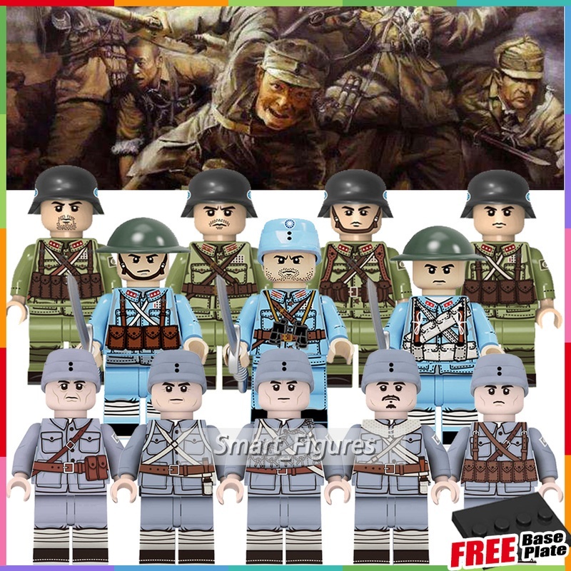 Toys Gifts Boys National Army Minifigures Big Knife Team Eighth Route ...