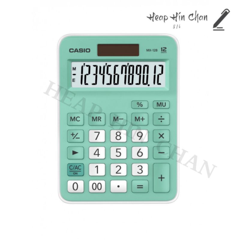 CASIO CALCULATOR MX-12B/CASIO 计算机(1 Pcs) (Green) | Shopee Malaysia