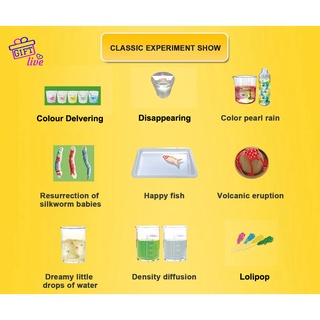 Science Experiment Kit With 14 in 1 Science Lab Chemistry Volcano ...