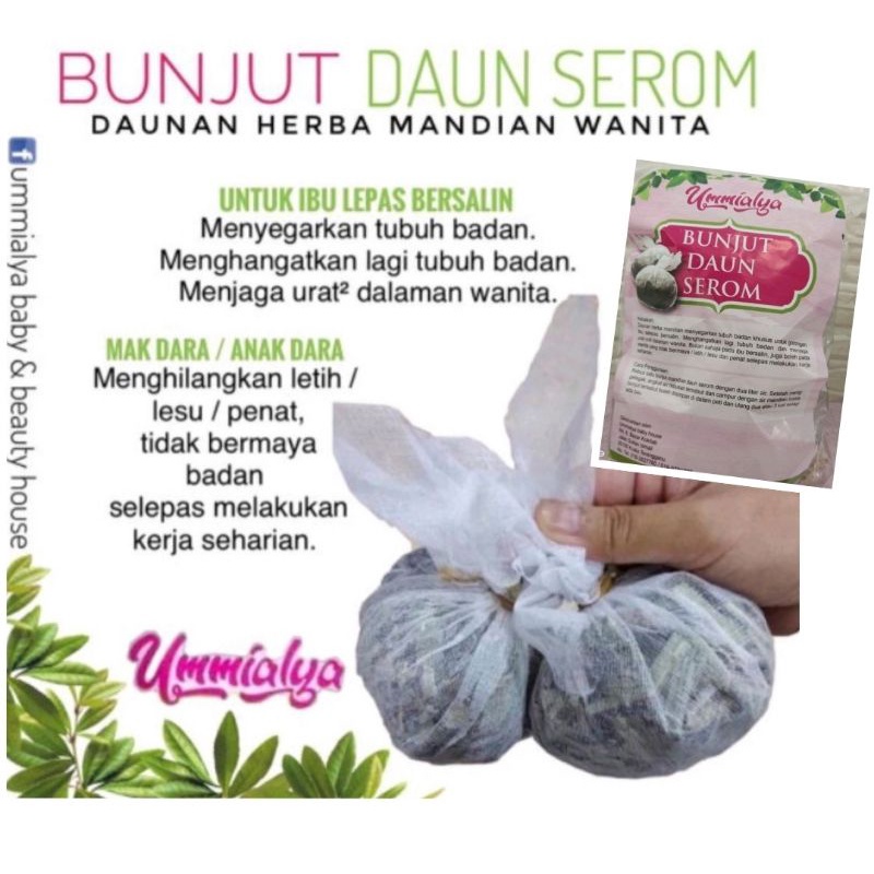 Mandian Herba Ibu Bersalinbunjut Daun Serum Ummialya Shopee Malaysia 1940