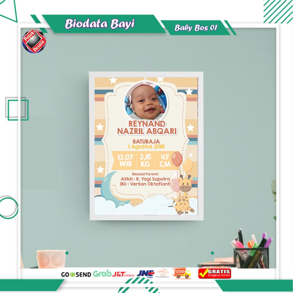 Biodata Baby Biodata Print Biodata Baby Edit Biodata Baby Biodata Frame ...