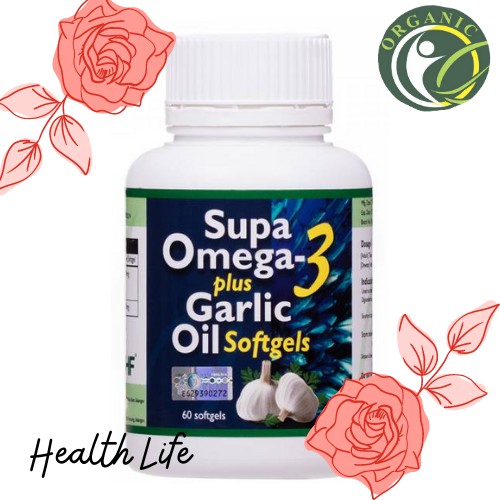 Supa Omega 3 plus Garlic Oil Softgel 60 softgels Shopee Malaysia