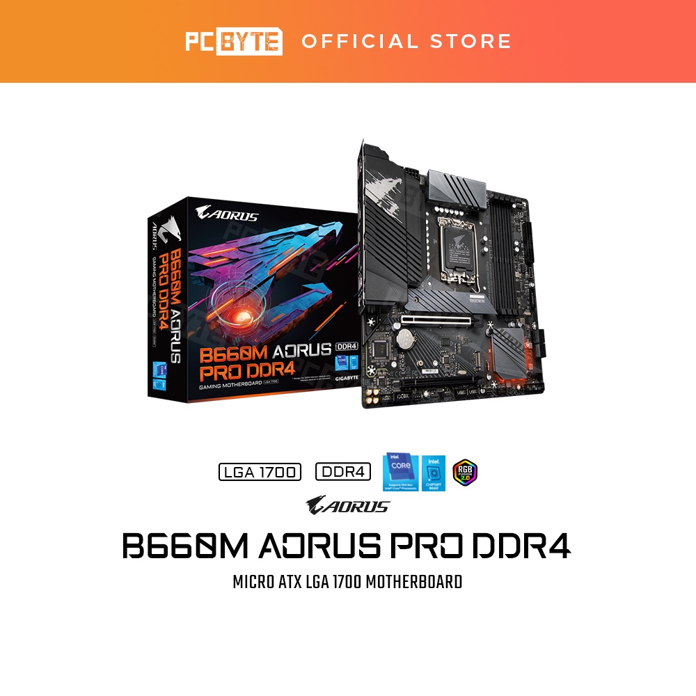 GIGABYTE B660M AORUS PRO DDR4 Micro ATX Motherboard Shopee Malaysia