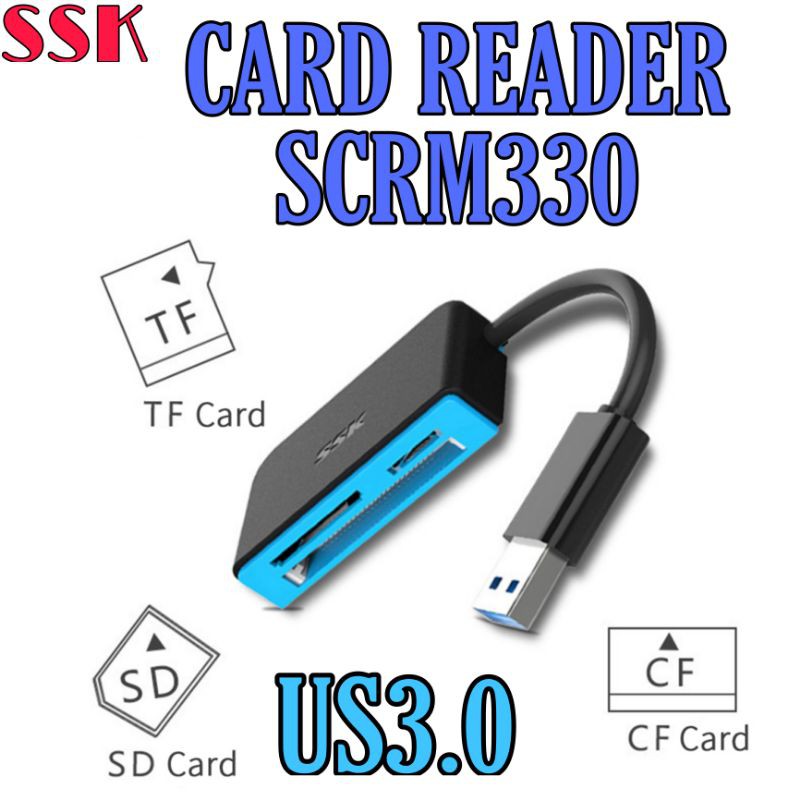 SSK CARD READER SCRM330 | Shopee Malaysia