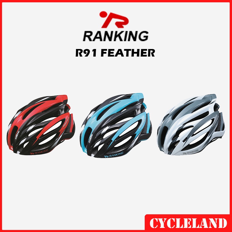 RANKING R91 FEATHER ROAD BIKE HELMET Shopee Malaysia