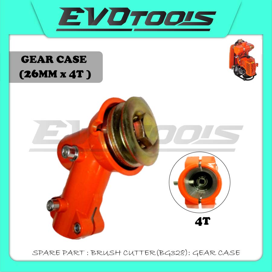 SPARE PART(BG328) : GEAR CASE (26MM X 4T) /MESIN RUMPUT KEPALA GEAR ...