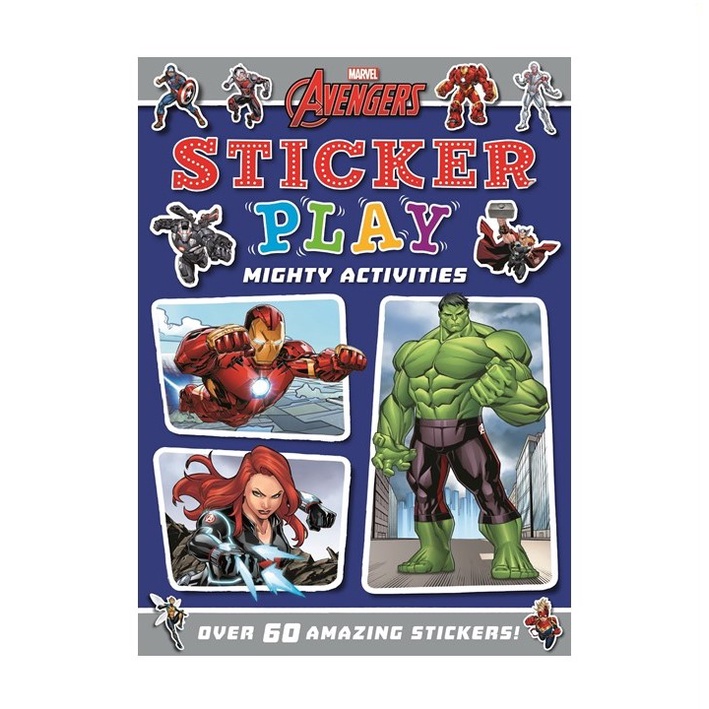 Marvel Avengers Sticker Play Mighty Activities Book For Kids With