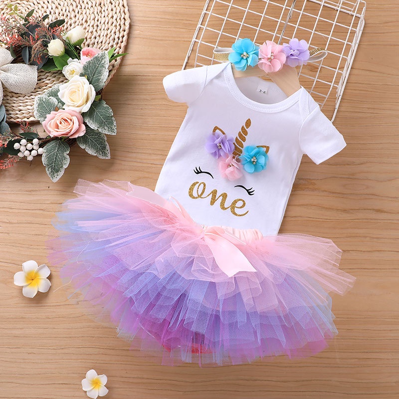 Unicorn first clearance birthday dress