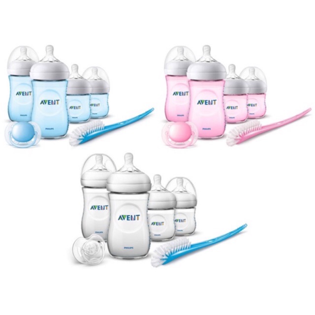 💯 ORIGINAL PHILIPS AVENT NATURAL FEEDING BOTTLE NEWBORN STARTER SET ...