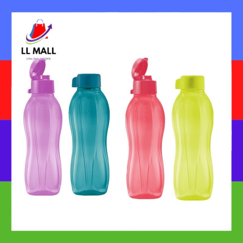 NEW COLOUR - Tupperware Eco Bottle 500ml ( Flip Top Red or Purple ...