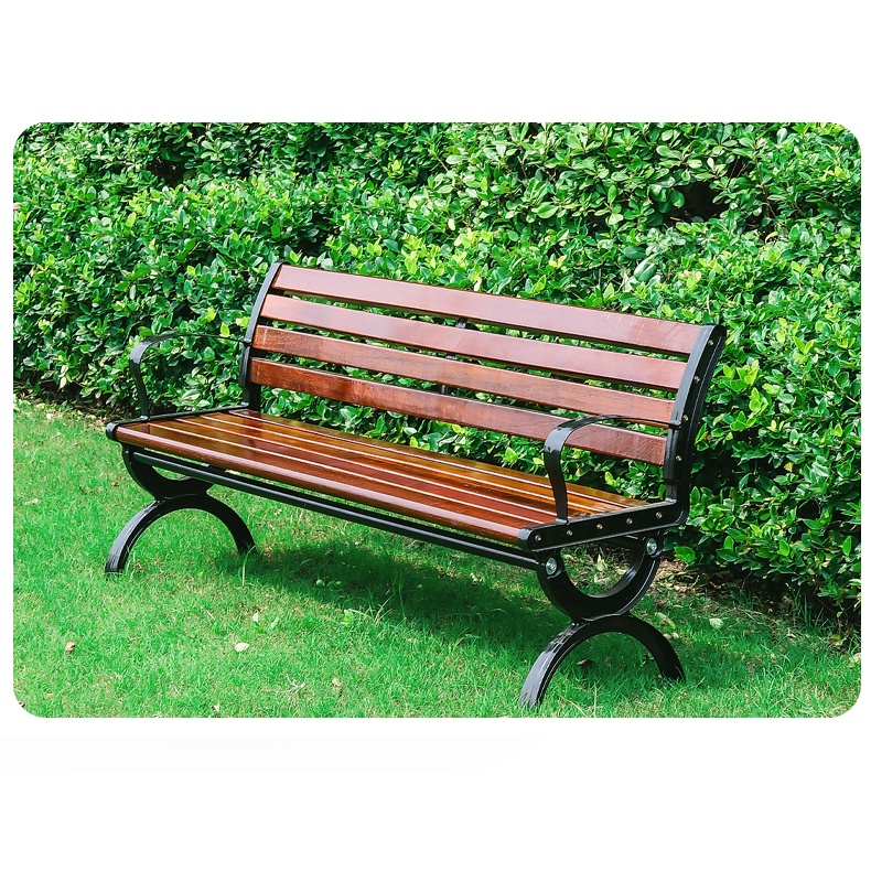 Park Chair Outdoor Long Chair Outdoor Bench Leisure Garden Courtyard