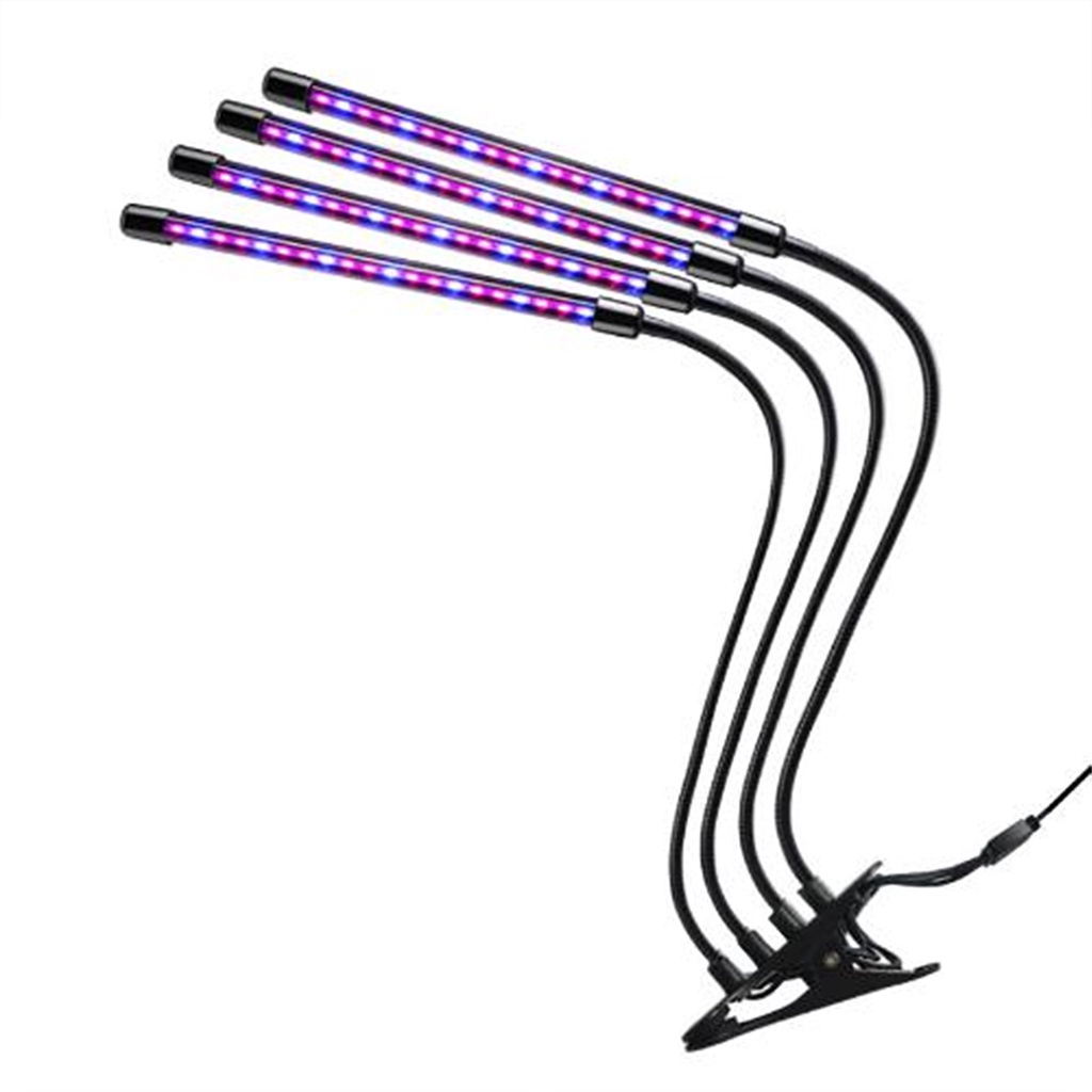 Timing LED Grow Light USB Phyto Lamp Full Spectrum Fitolamp With ...